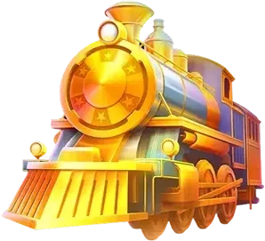 Golden express train art from TuffPuff casino UK reloads