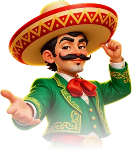 Mariachi host character from casino TuffPuff live games